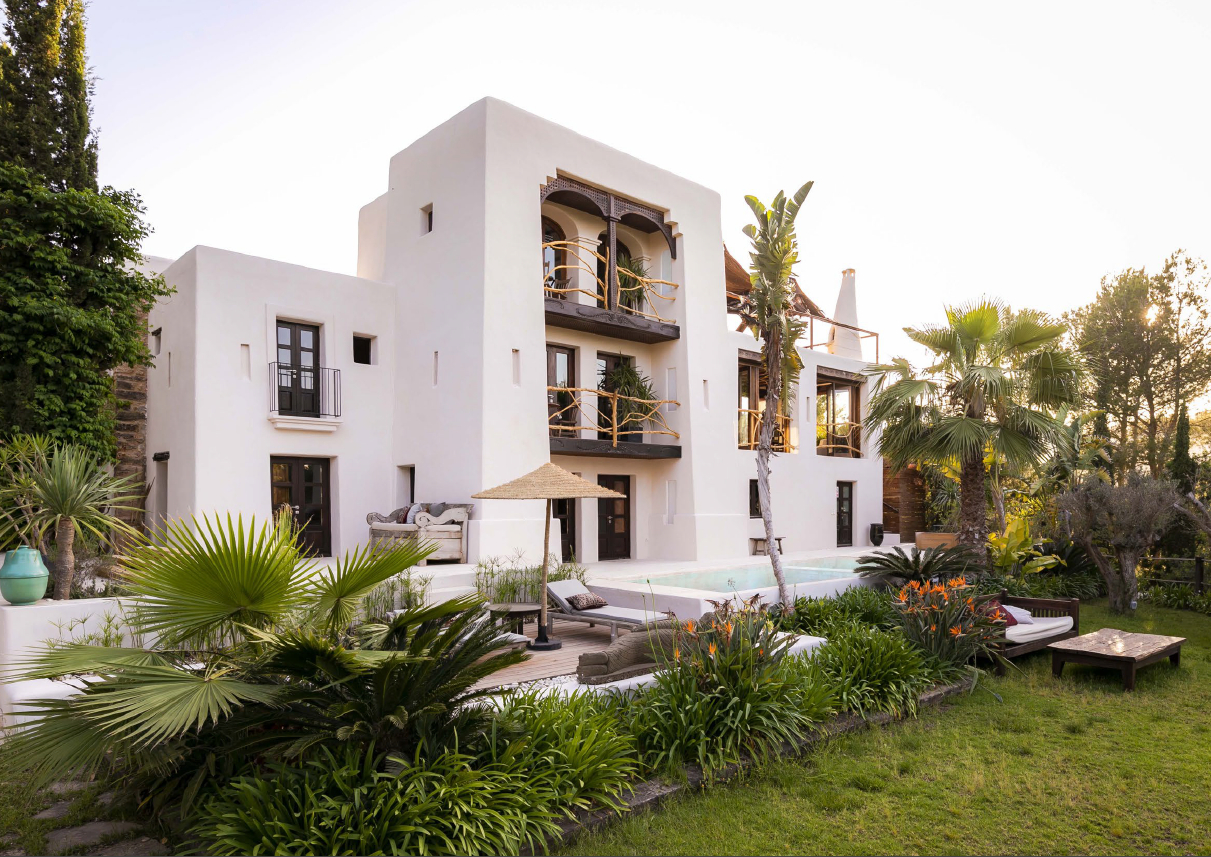 Swimming pool and garden