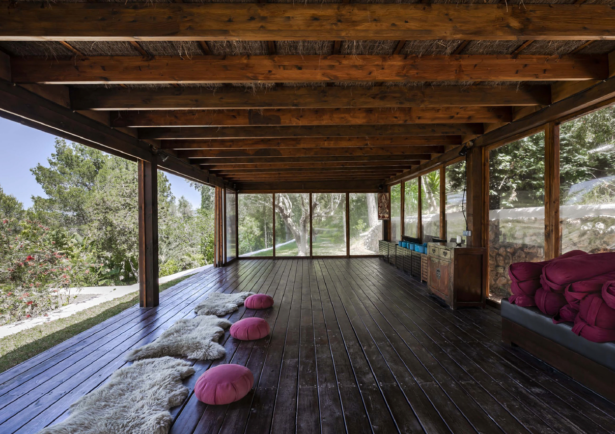 Yoga meditation room